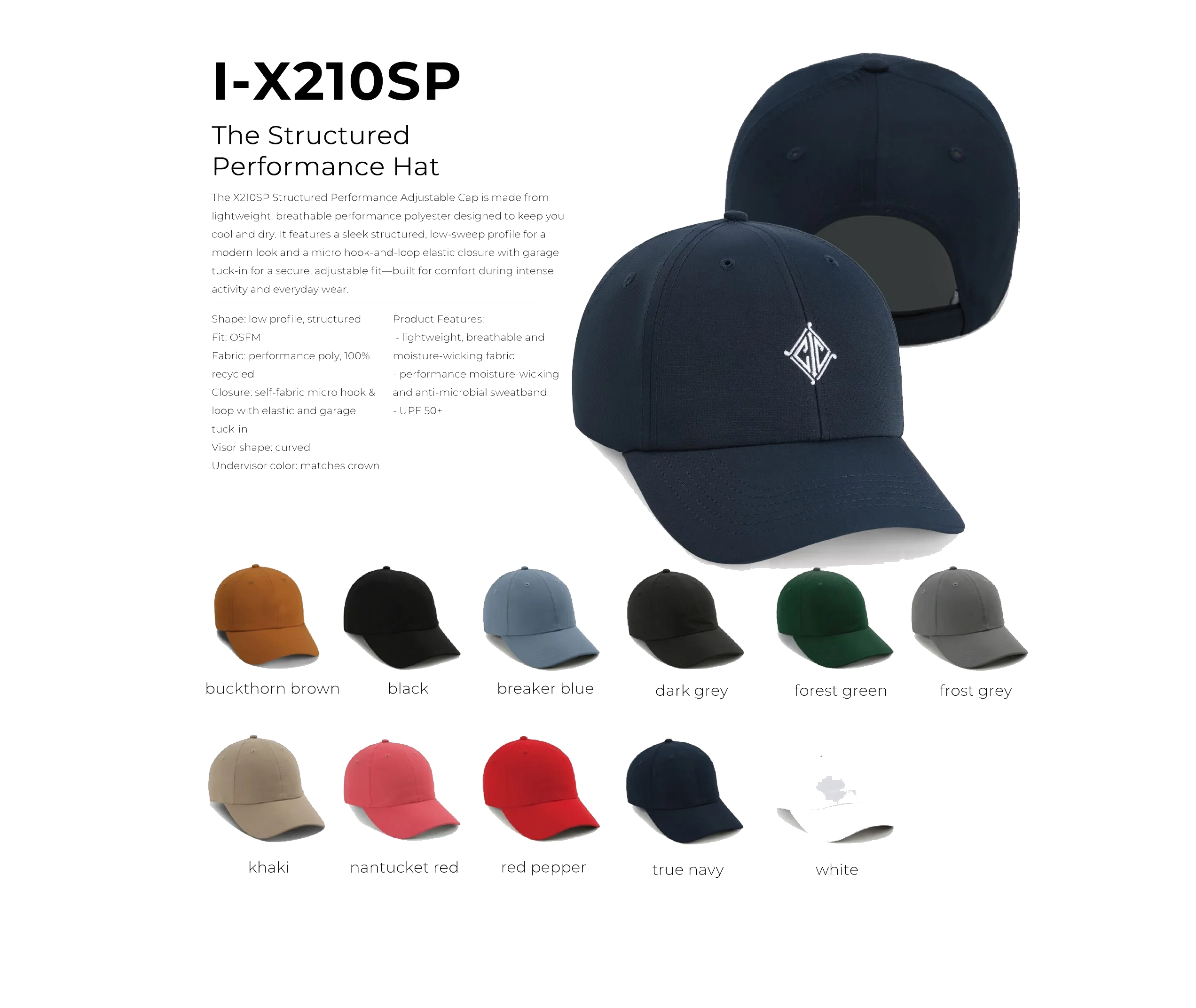 Cap with Patches or Embroidery